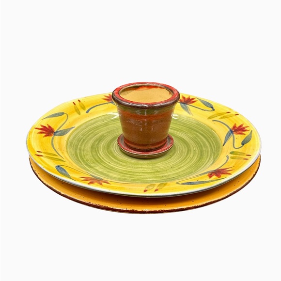 Set Of 3 Elizabeth Pattern By Pier 1 Dinner Plates. - Picture 2 of 13